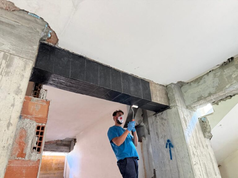 Seismic retrofitting site of the Simonetta Lamberti school, Cava de' Tirreni (SA)