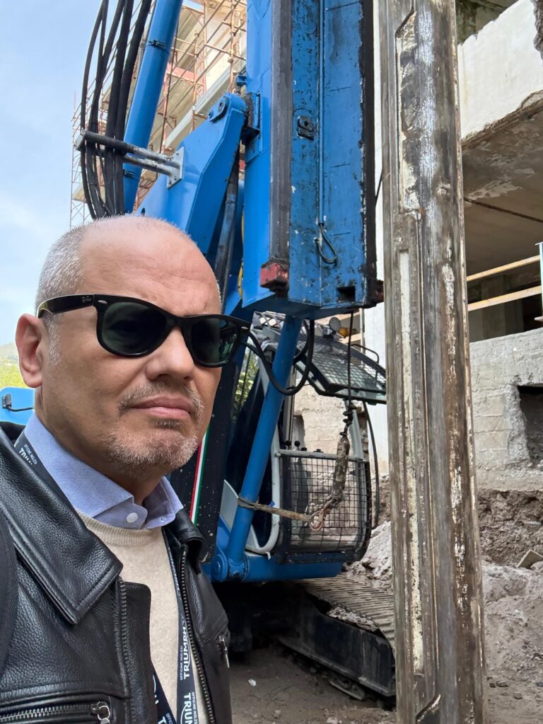 Seismic retrofitting site of the Simonetta Lamberti school, Cava de' Tirreni (SA)